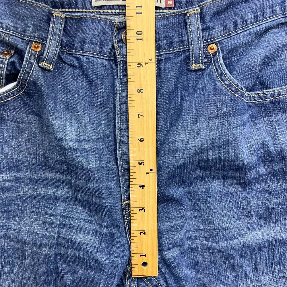 Levis 559 Jeans Mens 36x31 Blue Denim Distressed Relaxed Fit‎ Straight Leg Y2K